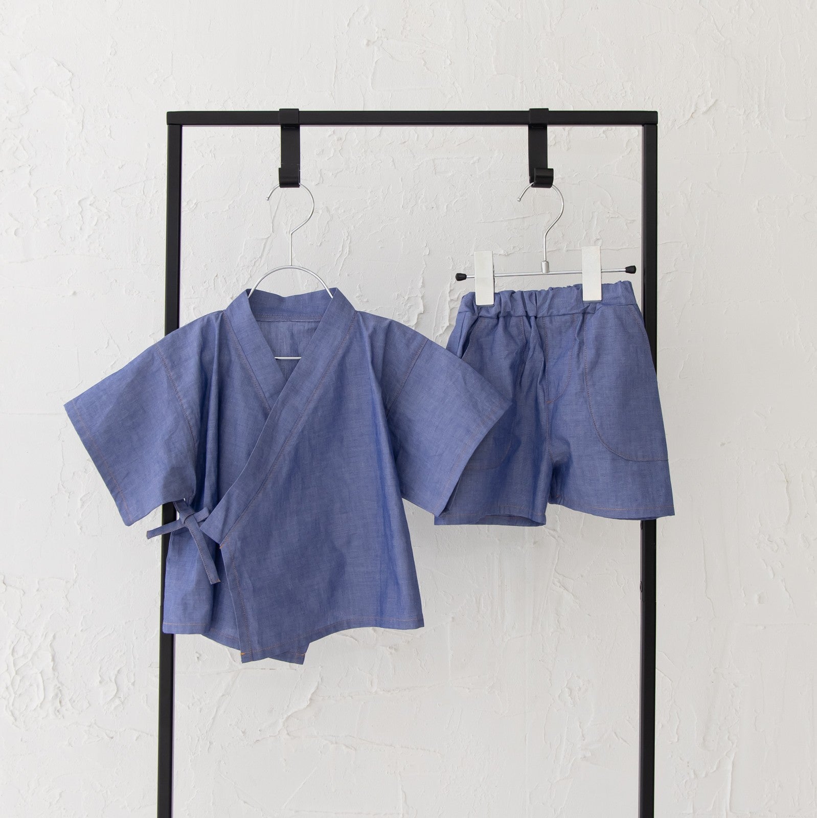 アニマル花火ダンガリー甚平【110058】