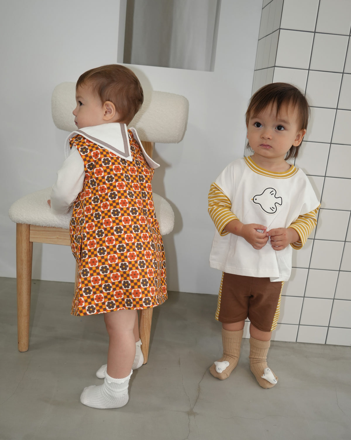 Retro Dot Flower Sleeveless Dress【110303】