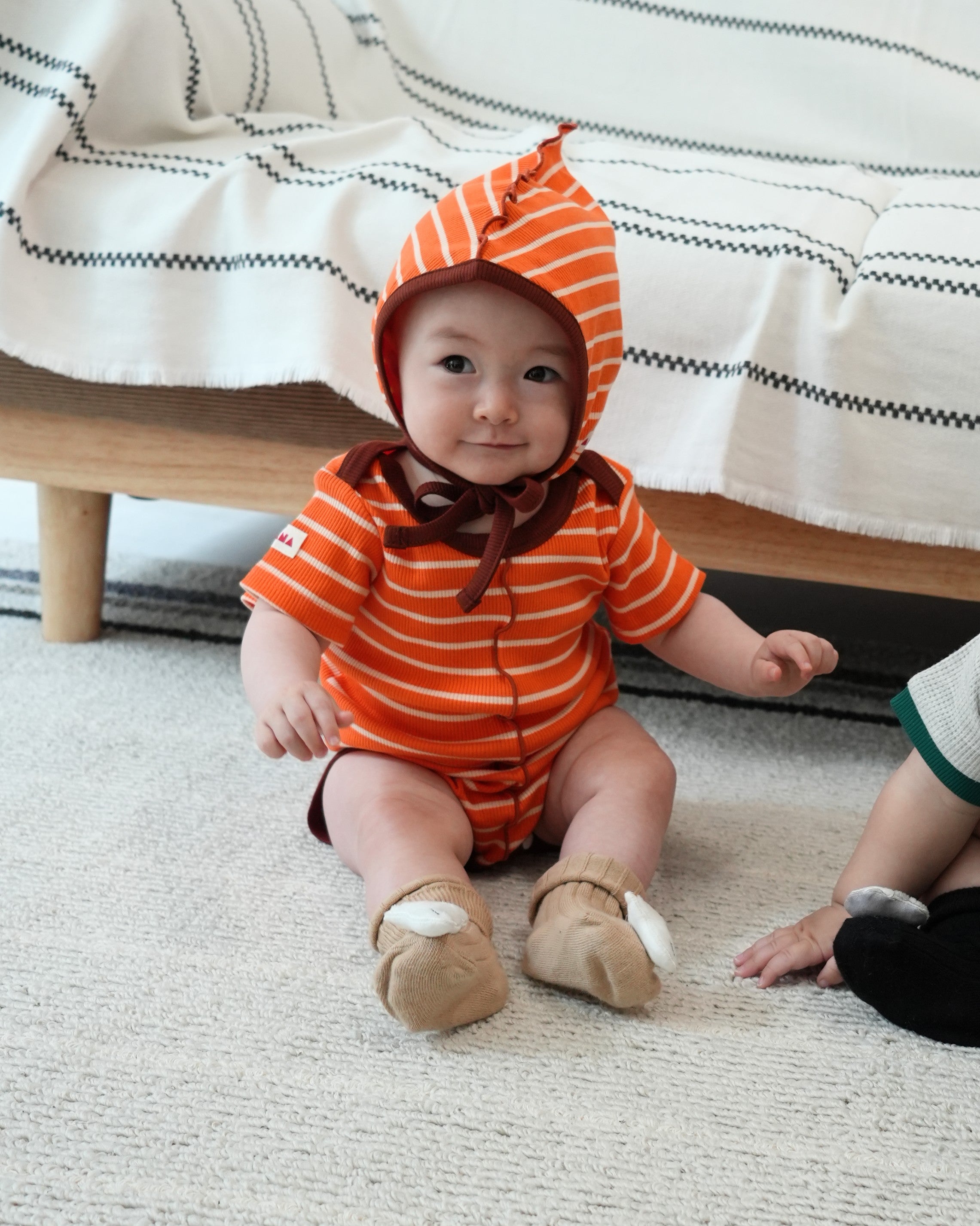 Striped Merrow Rompers【150013】 (OR)