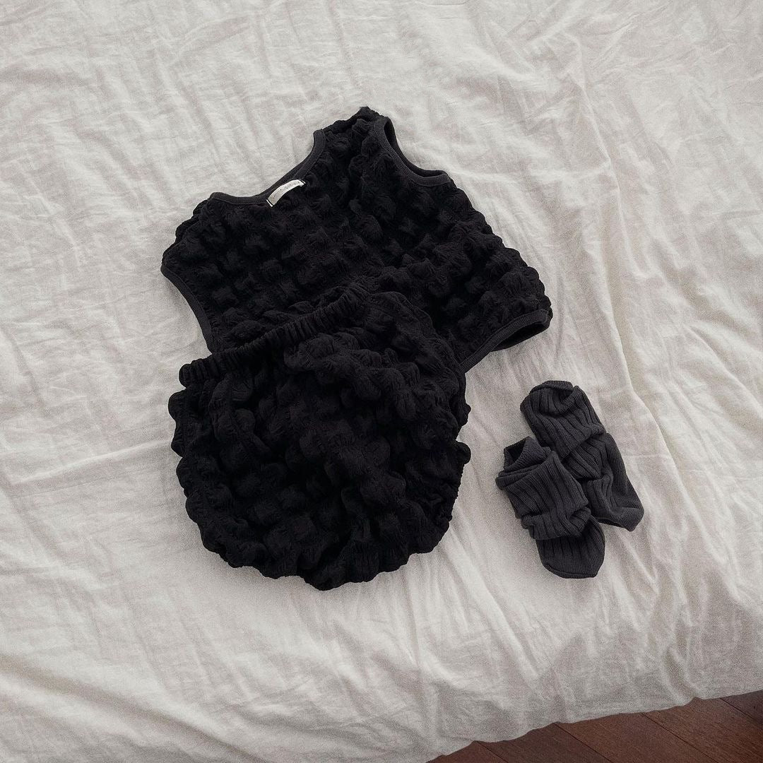 ポップコーンノースリーブセットアップ【N3071】