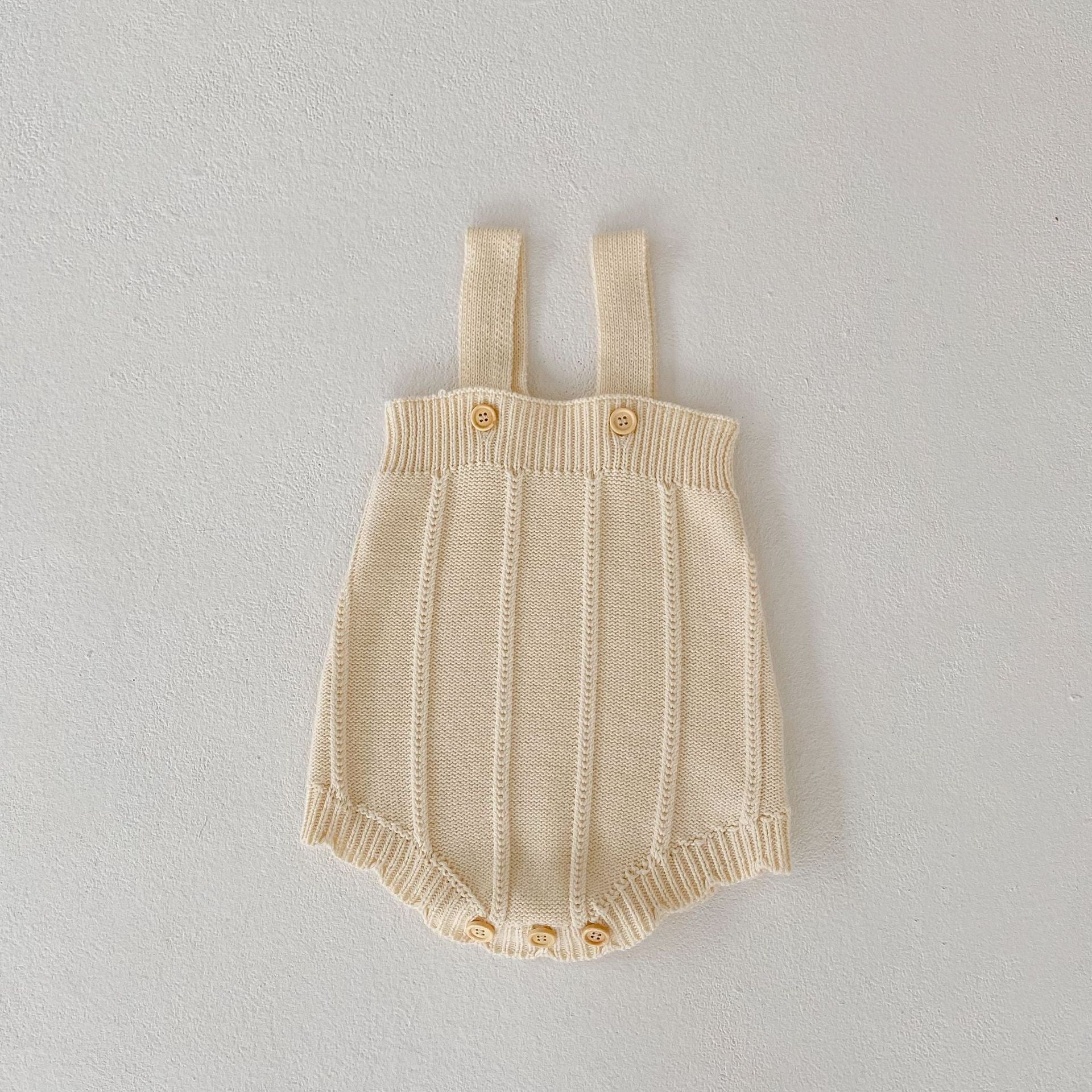 (予約商品)ボンボンフラワーニットカーディガン/サロペット【N2637】