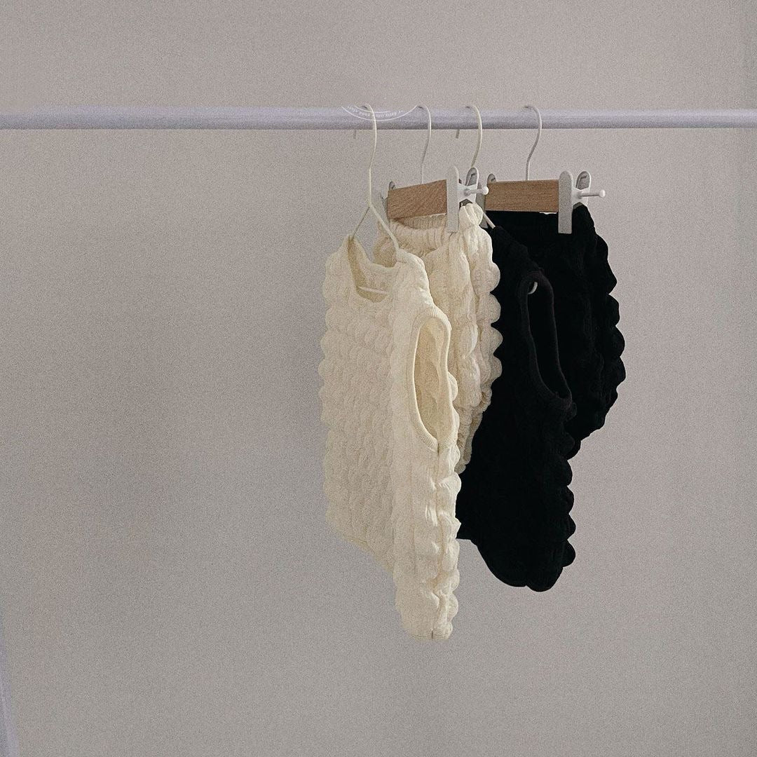 ポップコーンノースリーブセットアップ【N3071】