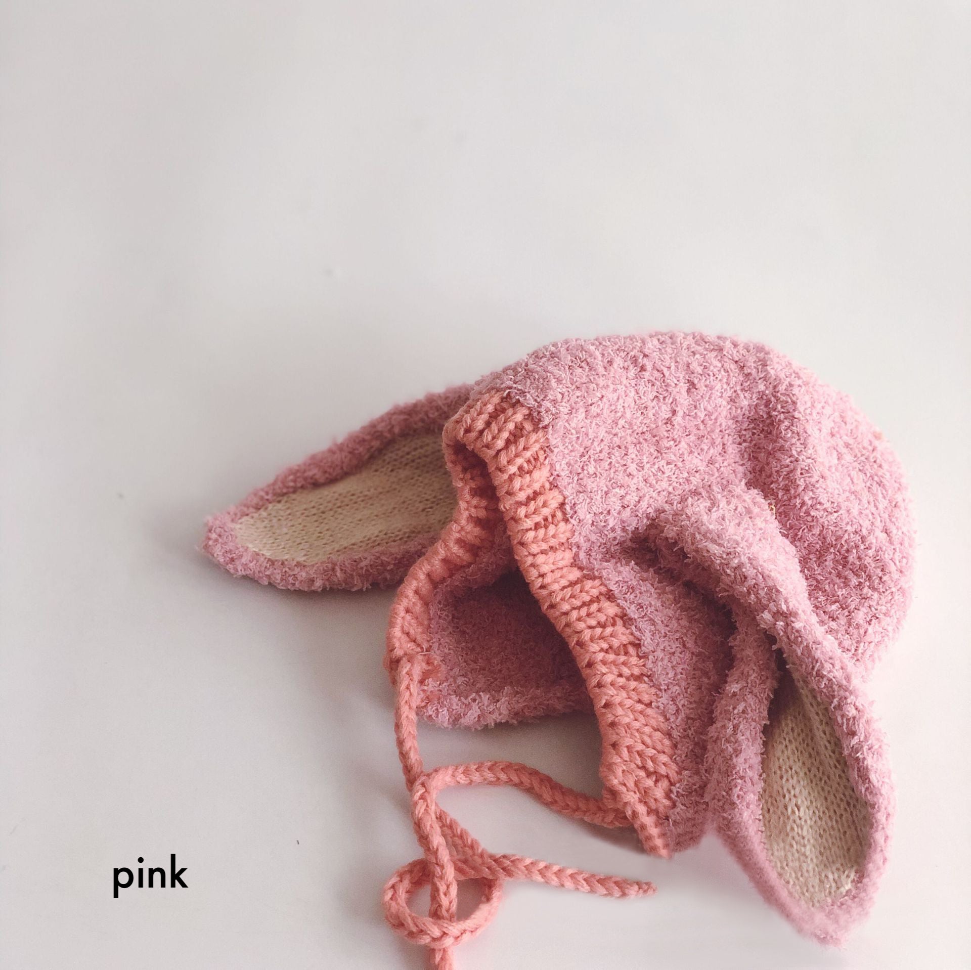 (予約商品)うさ耳ニットボンネット【N2331】