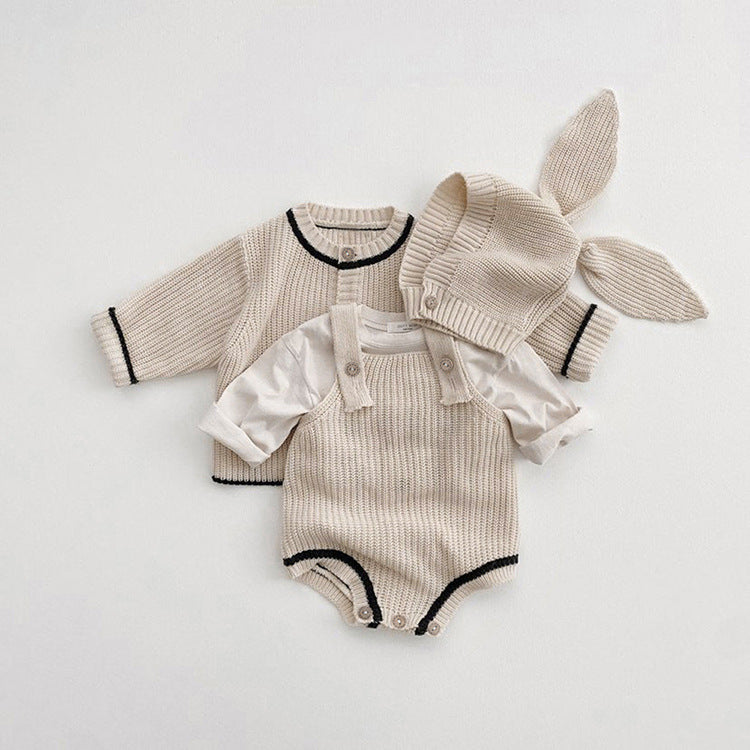 (予約商品)うさぎニットスリーピース【N2978】