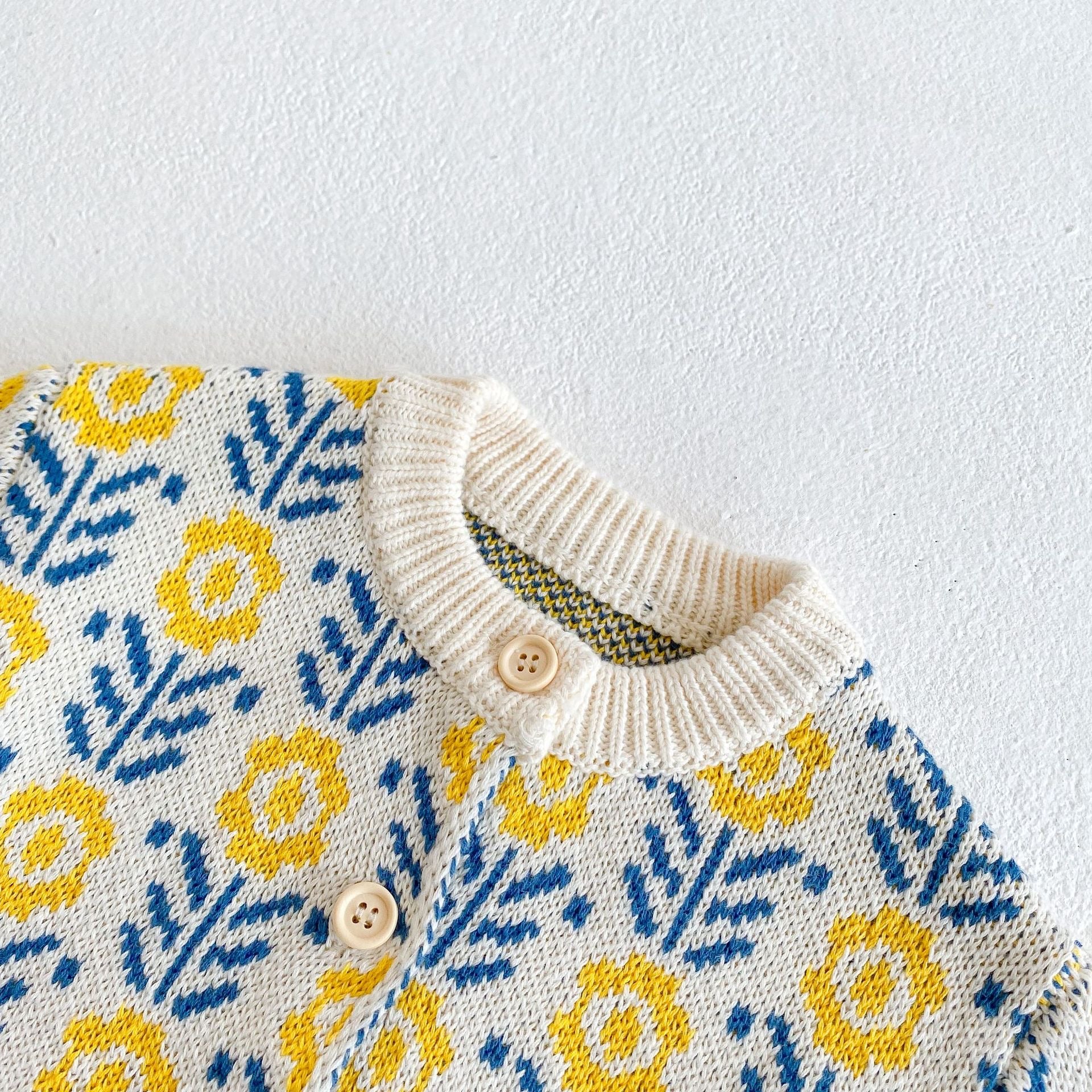 (予約商品)たんぽぽニットカーディガン/サロペット【N2370】