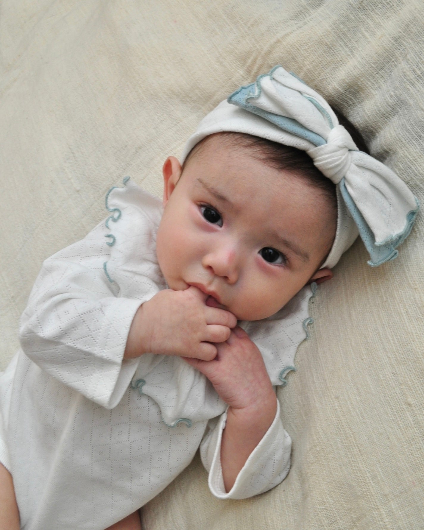 Eyelet Fraise Hair Band【110128】 (green)