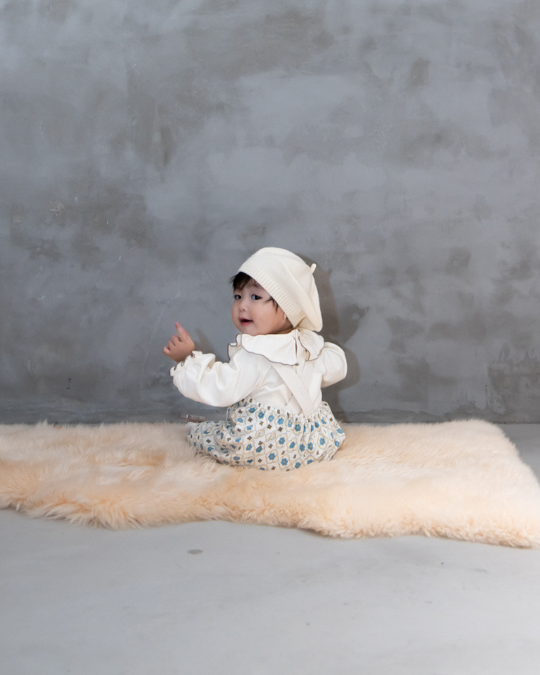 (Pre-order item) Vintage Tile Overalls (Fleece) [110081] 