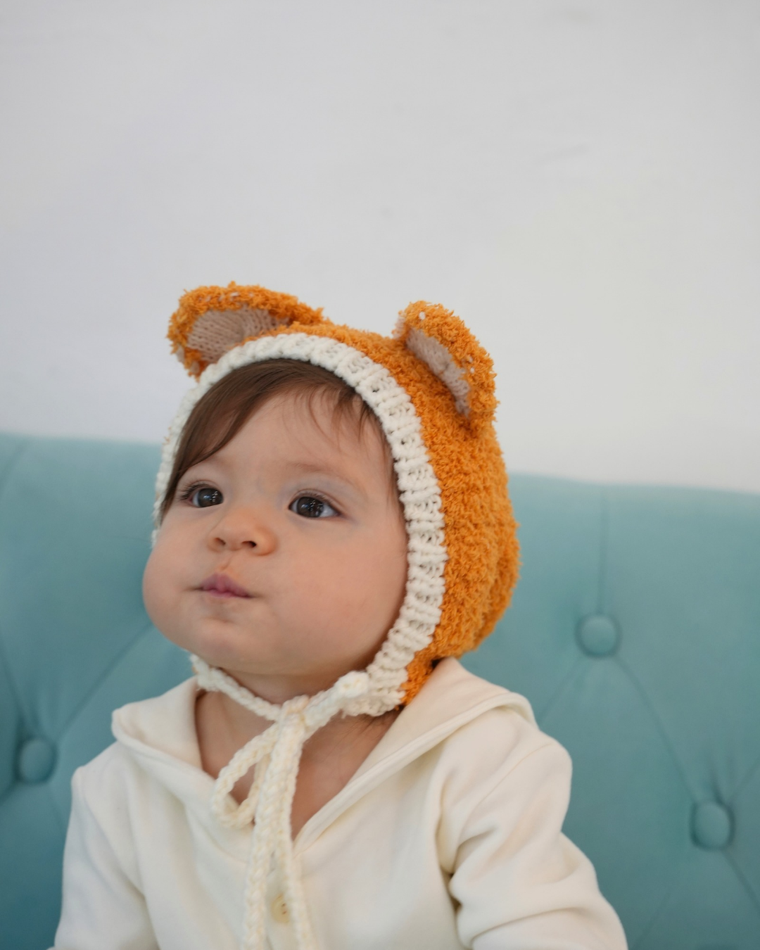Fox Knit Bonnet【110643】