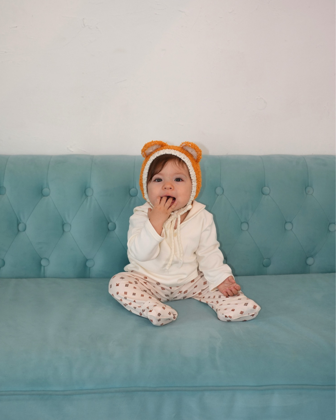 Fox Knit Bonnet【110643】