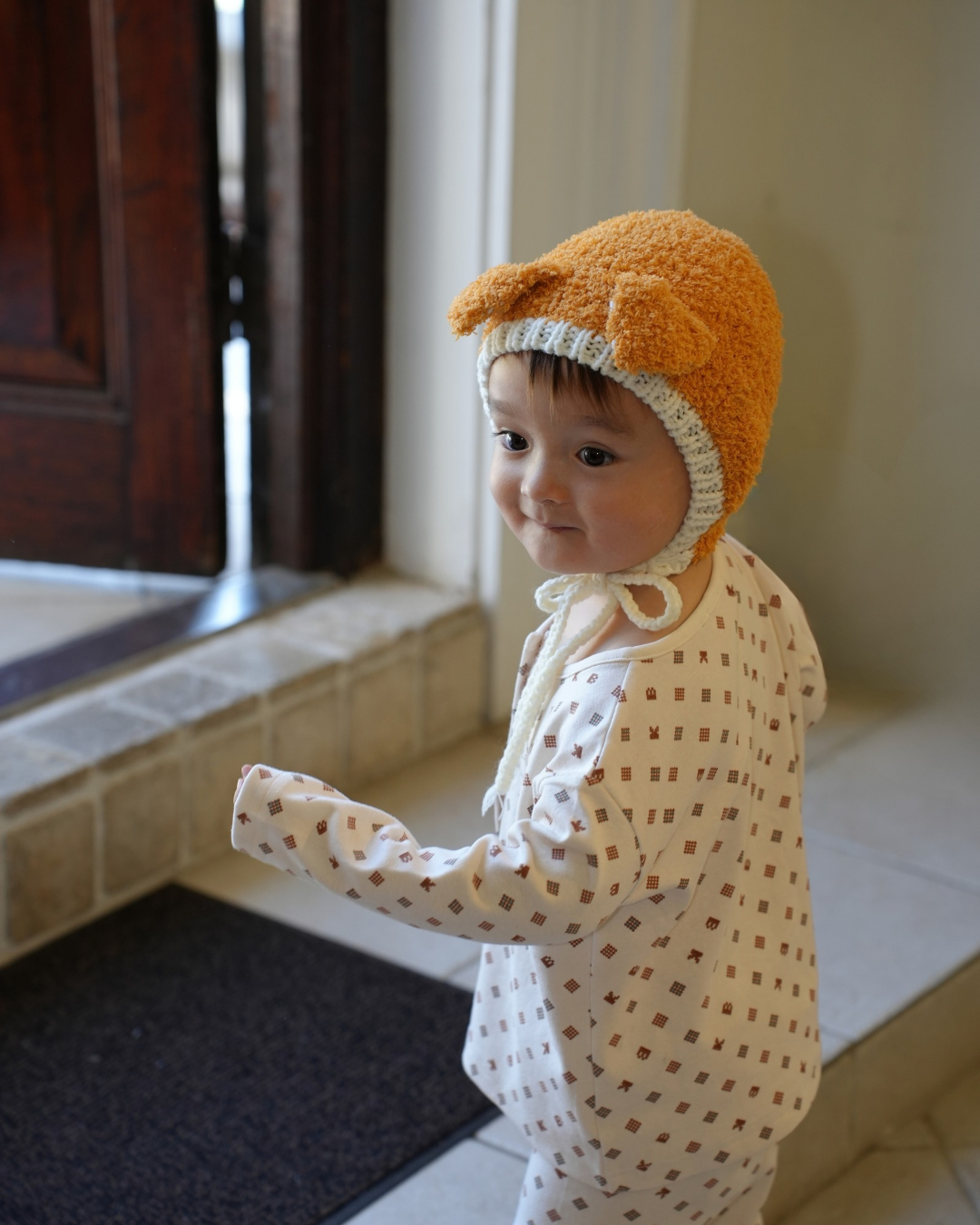 Fox Knit Bonnet【110643】
