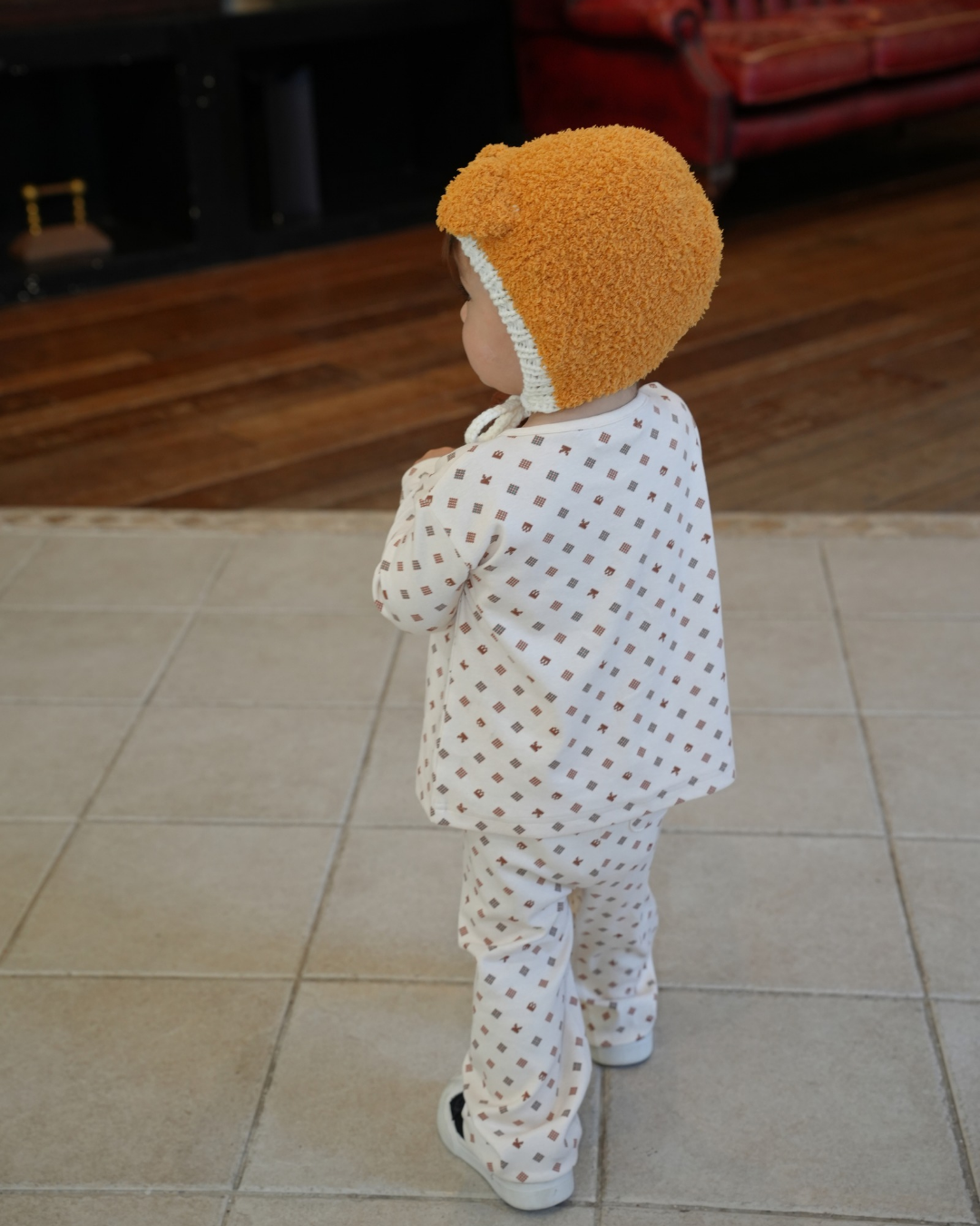 Fox Knit Bonnet【110643】