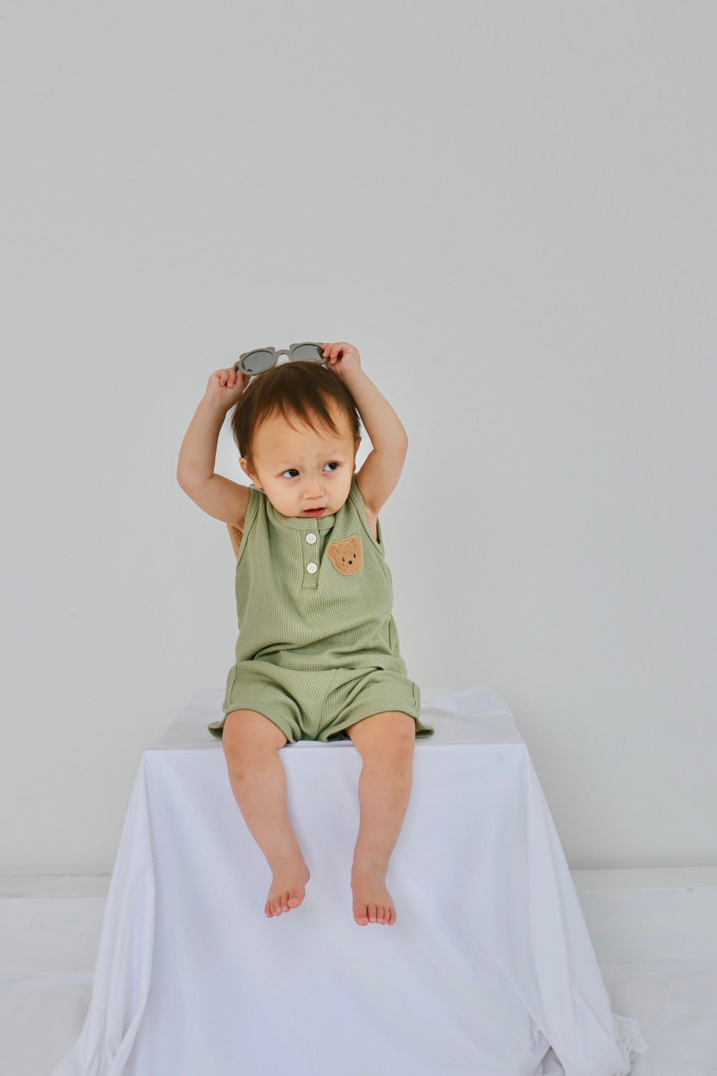 Bear sleeveless set [N3482]