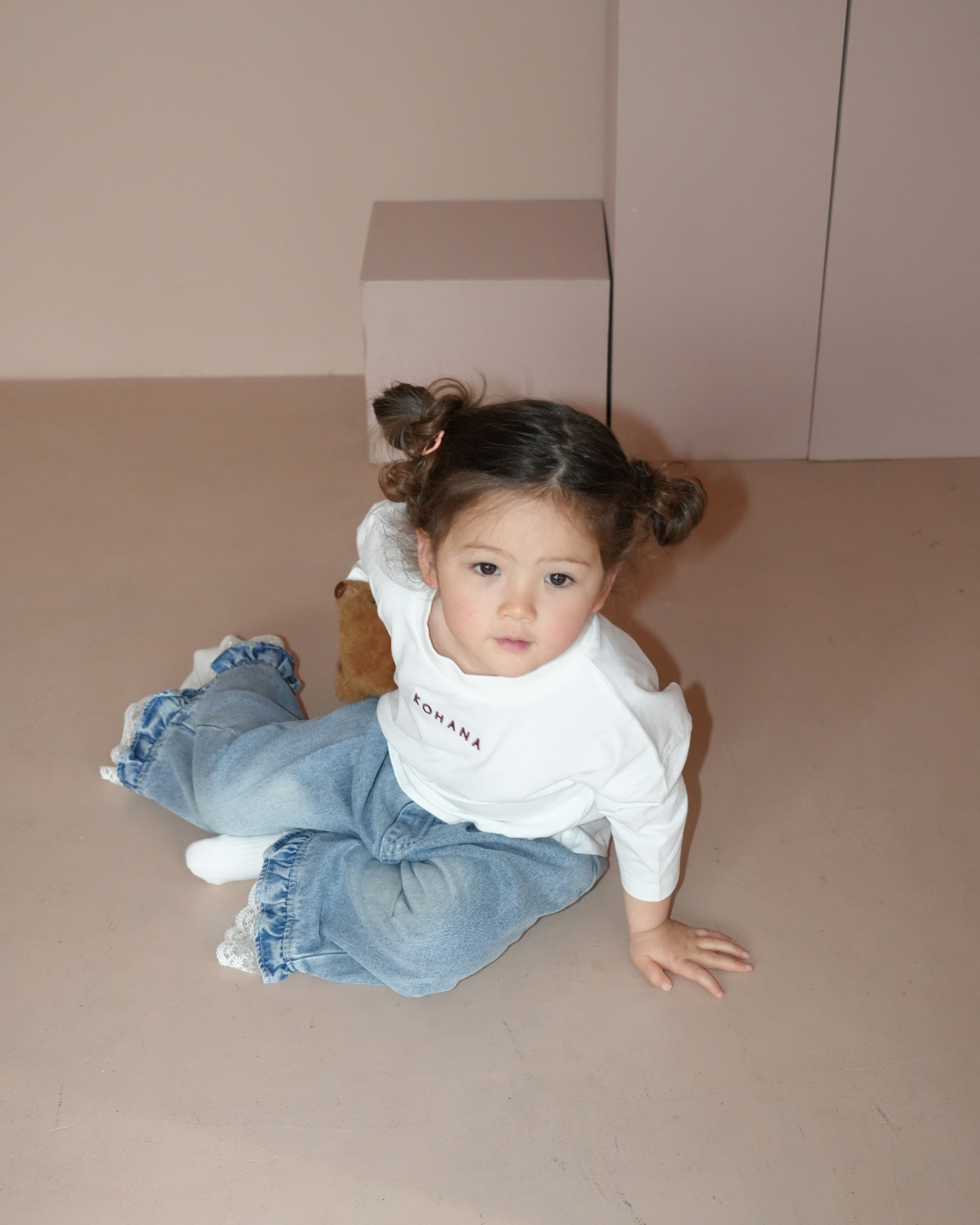 Lace Frill Denim Pants【K285】