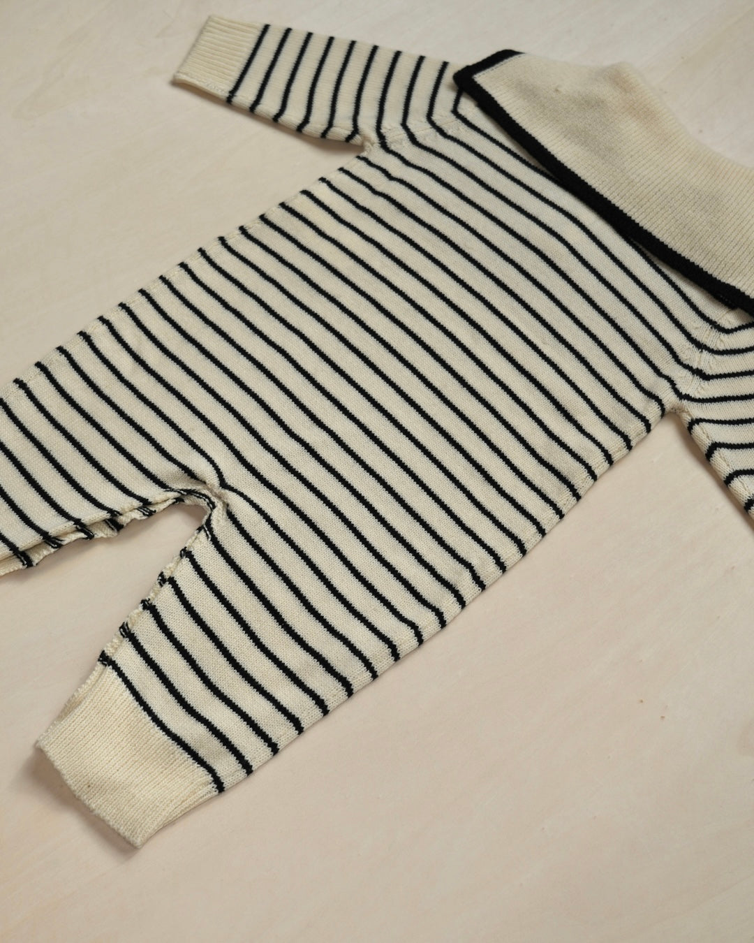 Sailor Collar Knit Cover All(border)