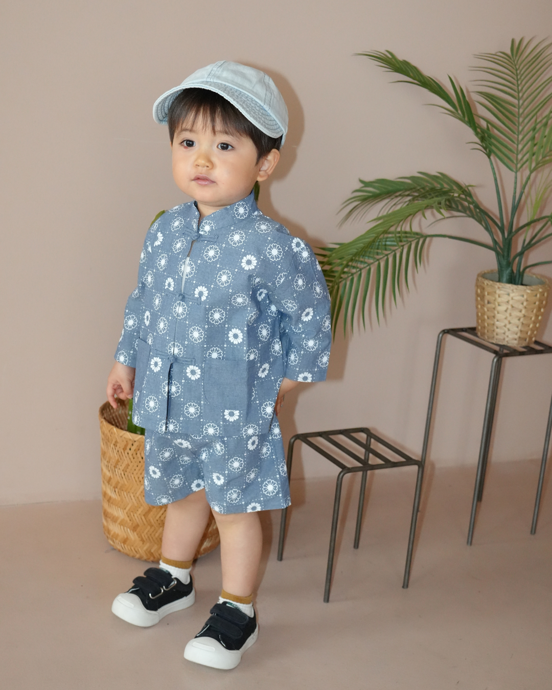 Daisy Denim China Shirt【110208】