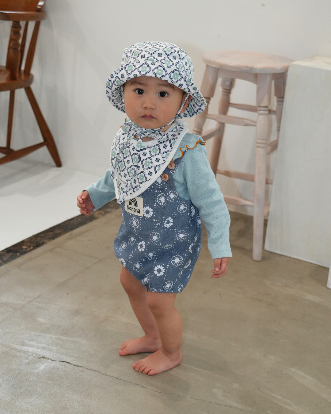 Daisy Denim Rompers【110211】