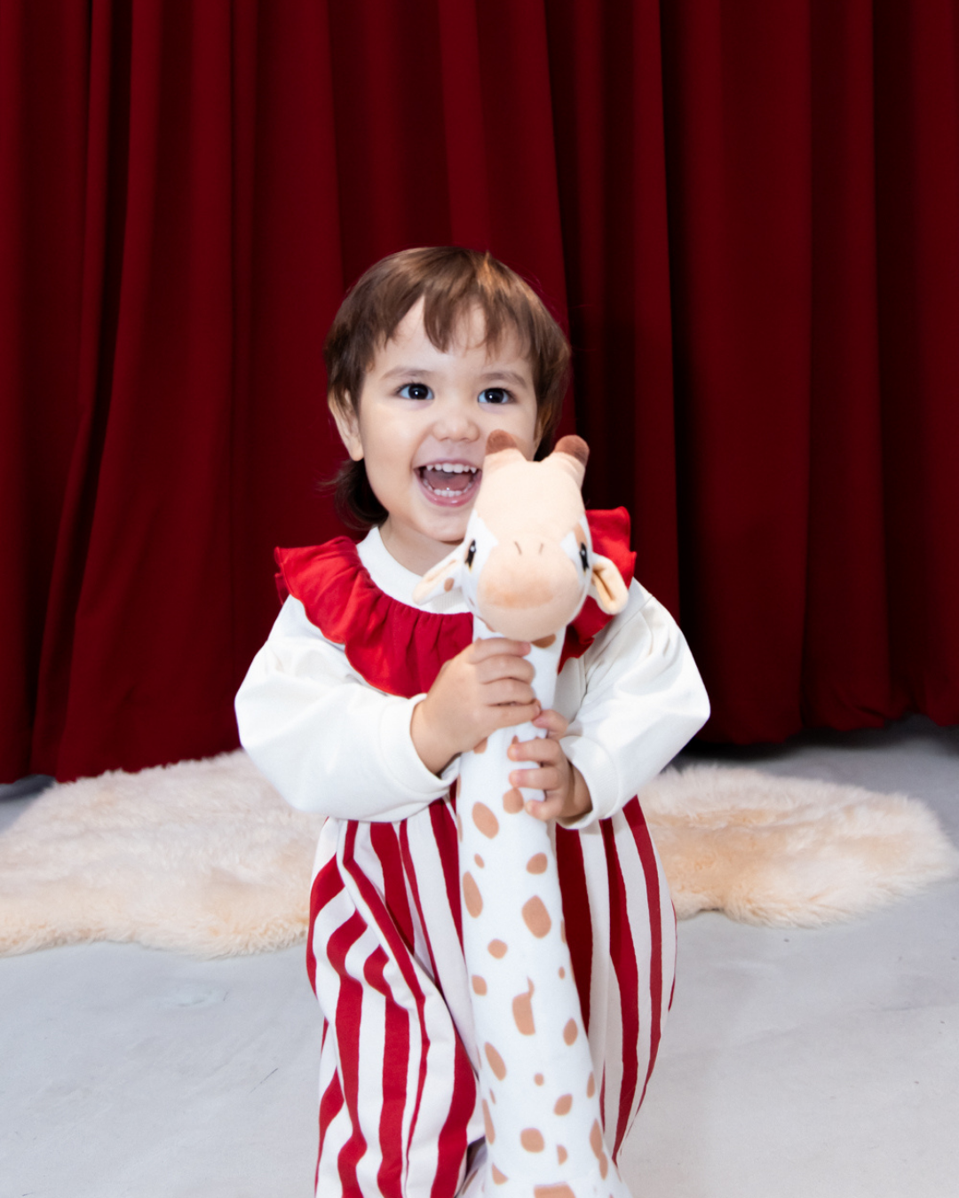 (Pre-order item) Circus Sweat Coverall [110078] (Red) 