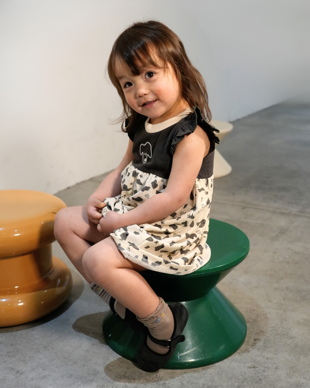 Monotone Camo Dog One Piece【110246】