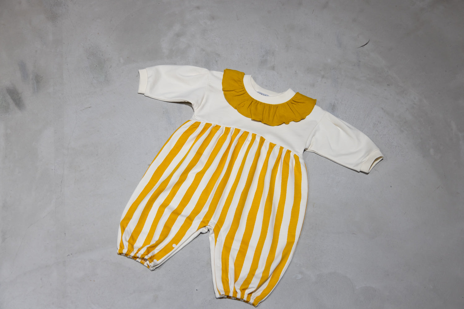 (Pre-order item) Circus Sweat Coverall [110078] (Mustard) 
