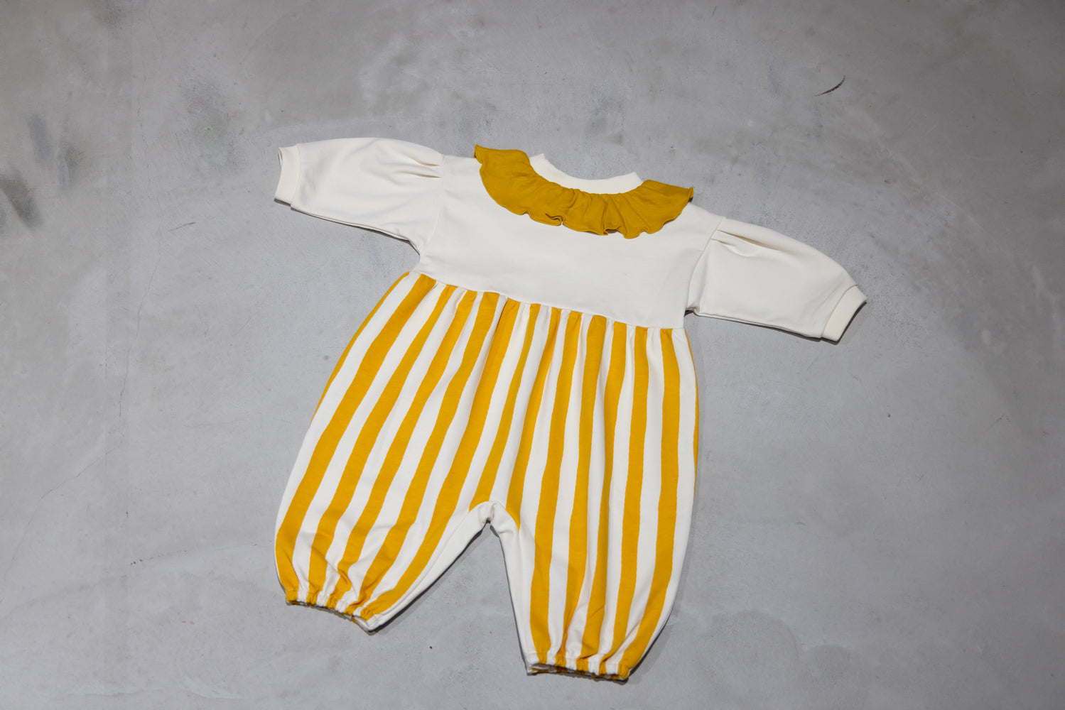 (Pre-order item) Circus Sweat Coverall [110078] (Mustard) 