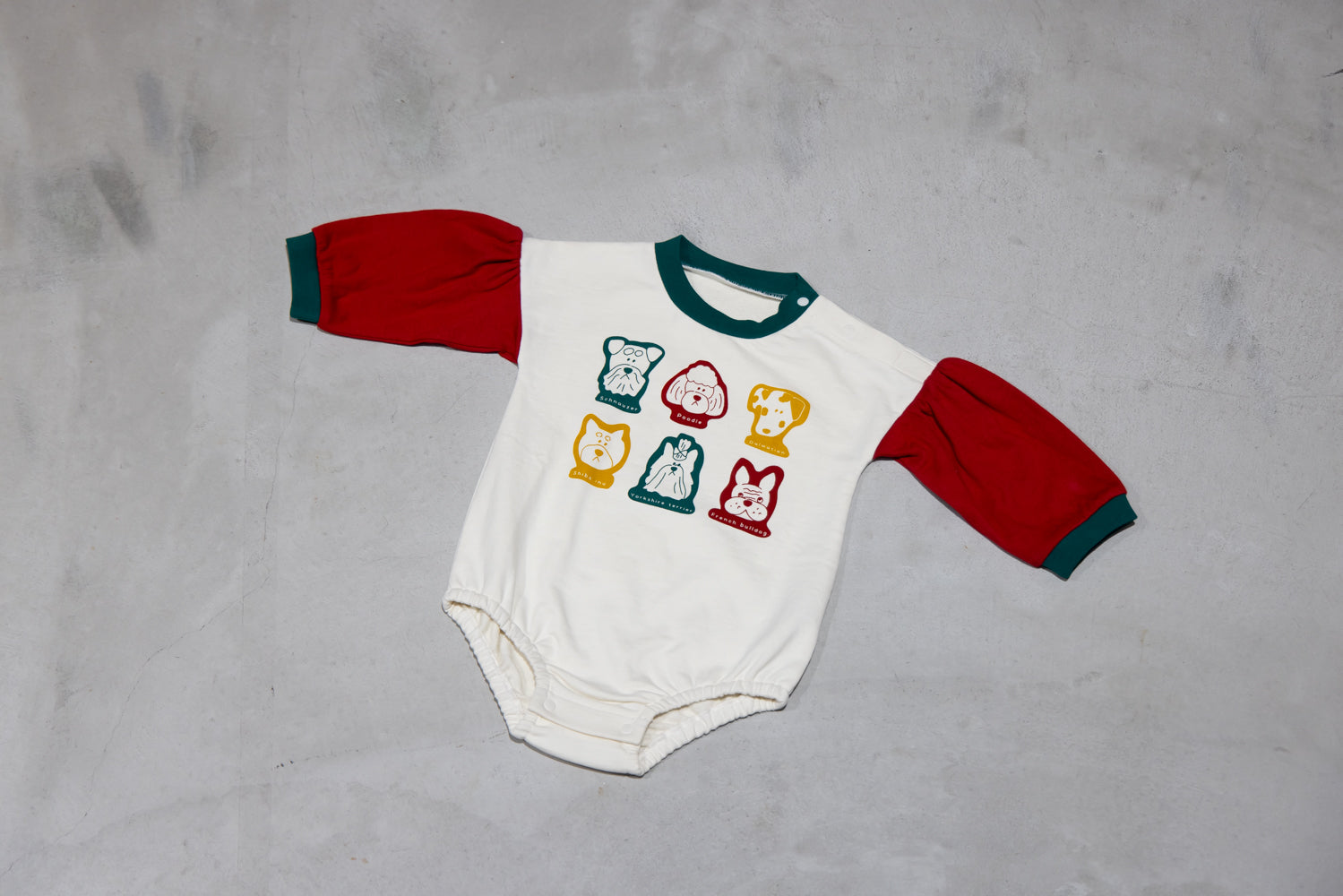 (Pre-order item) Retro Doggie Romper [110083] 