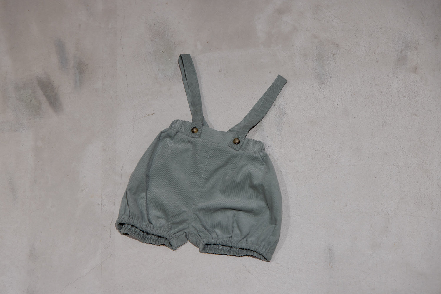(Pre-order) Shirt and Cord Bottoms with Suspenders [110094] (Green) 
