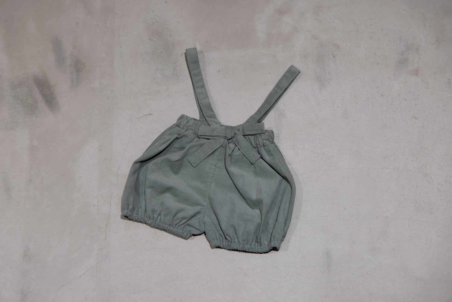 (Pre-order) Shirt and Cord Bottoms with Suspenders [110094] (Green) 