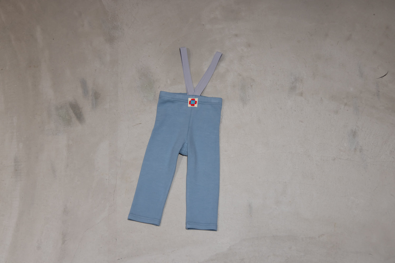 (Pre-order item) Stretch Smooth Suspender Pants [110093] (Blue) 