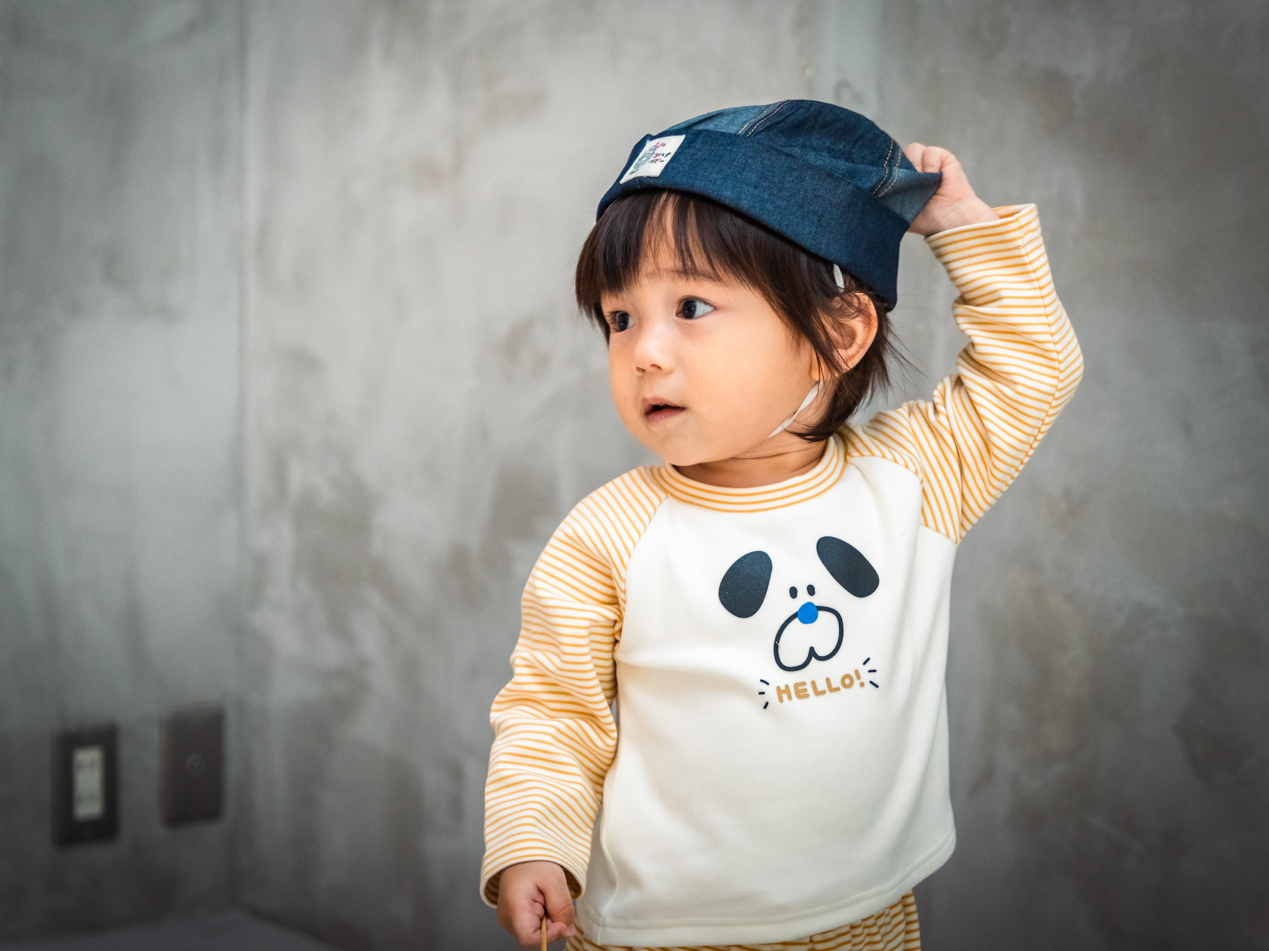 Stretch Smooth Dog Raglan T-shirt [110092] 