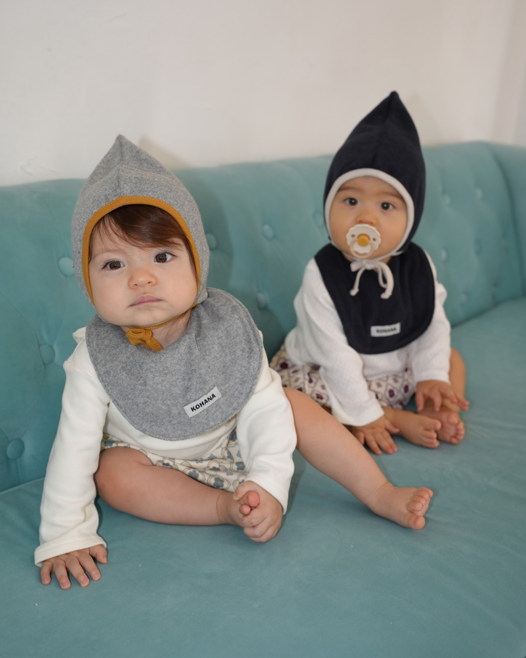 Daily soft color pile bib【110612】