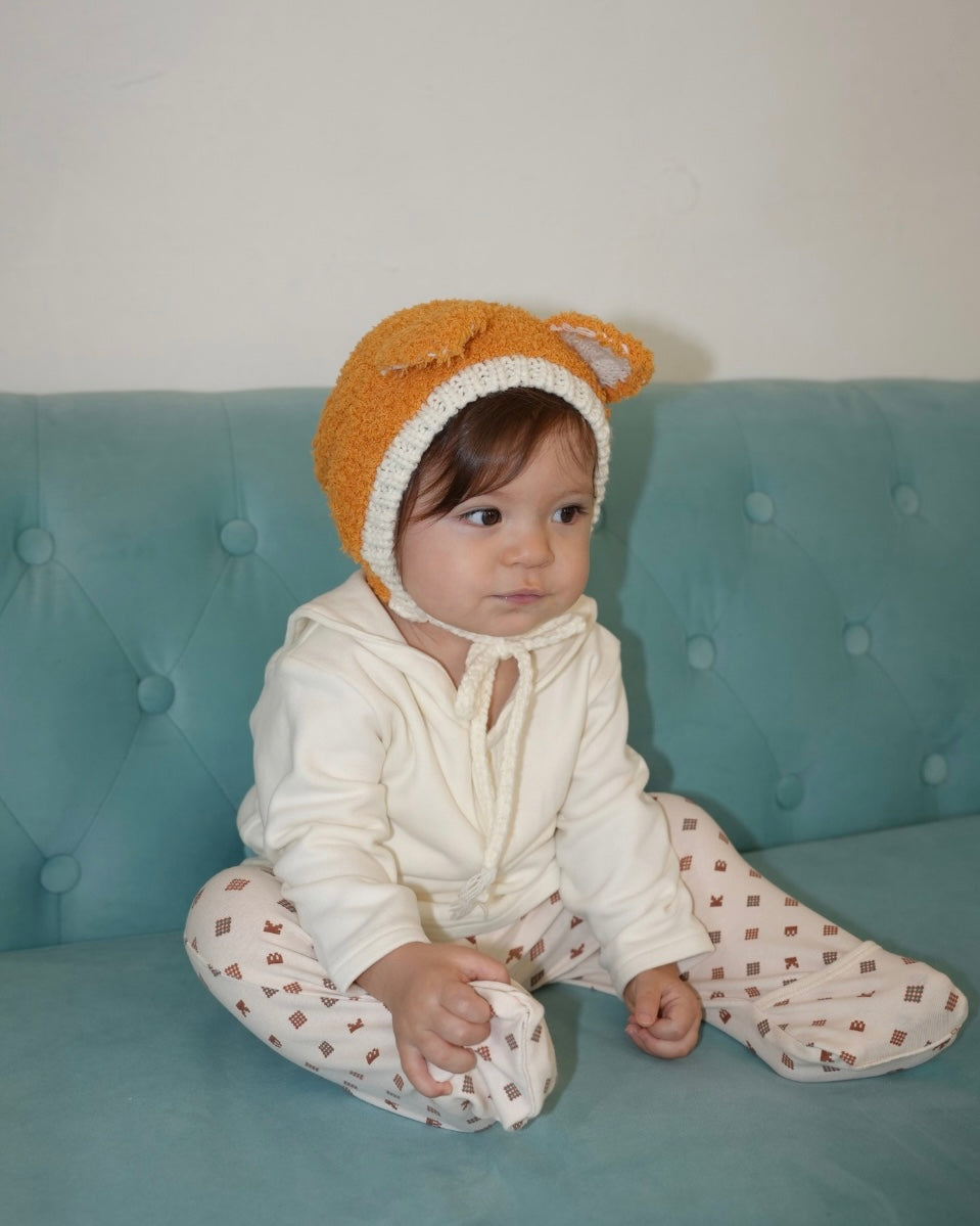 Fox Knit Bonnet【110643】
