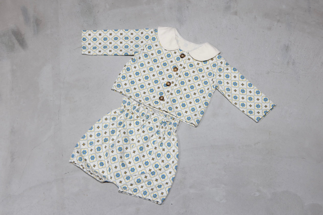 (Pre-order) Round Collar Vintage Set (Fleece) [110080] 