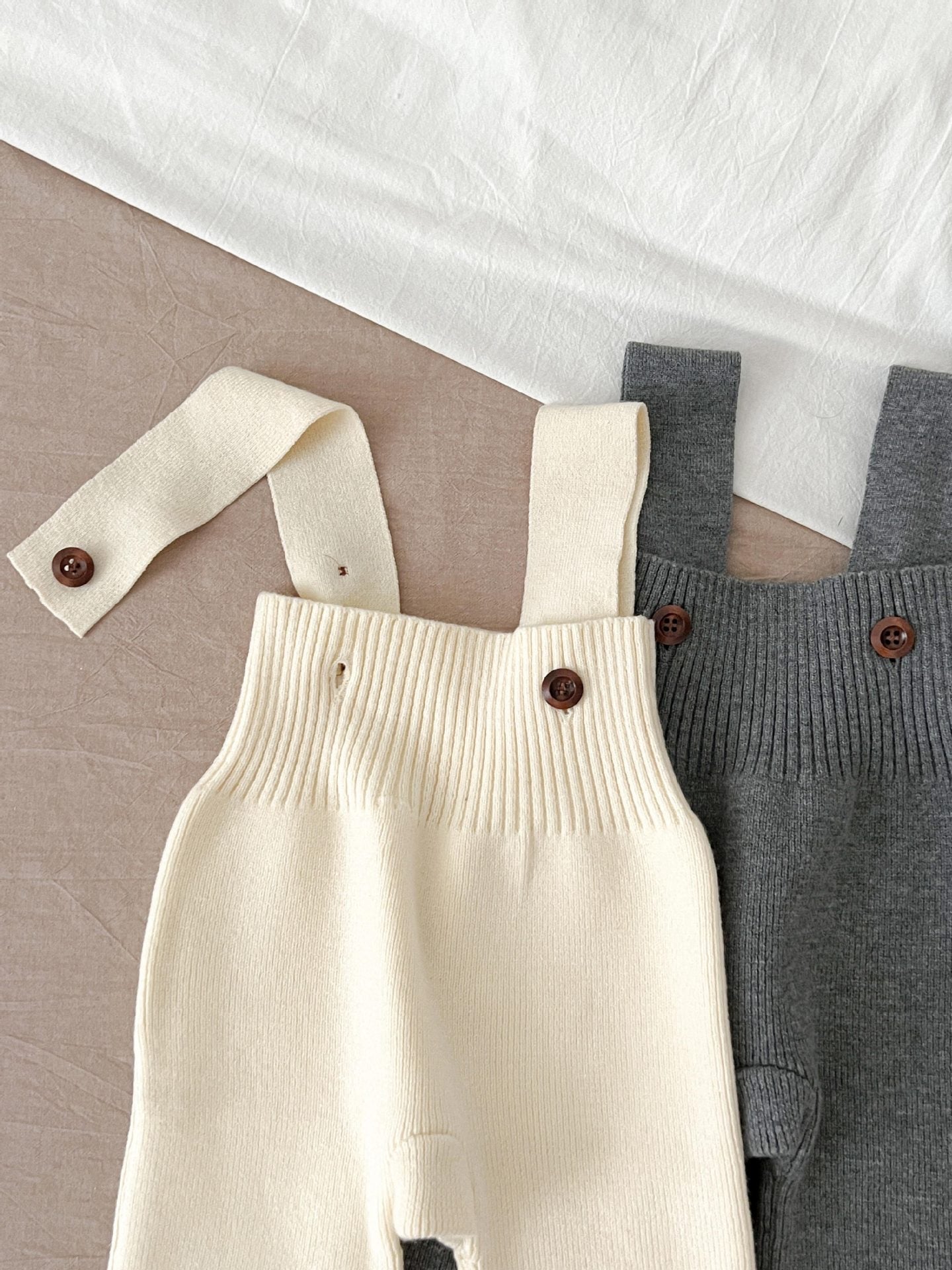 Color knit overalls (9color) [N3219] 