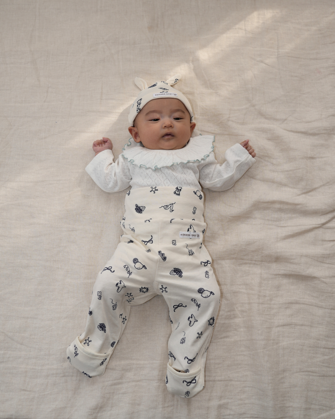 Illustrated Baby High Waist Pants【110132】