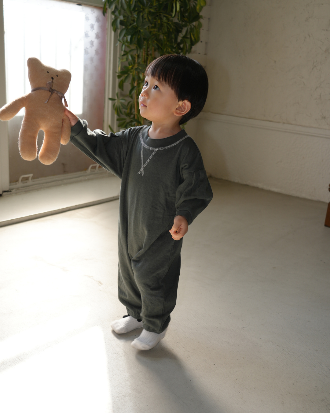 Dog Sweat Coverall【110122】（black）