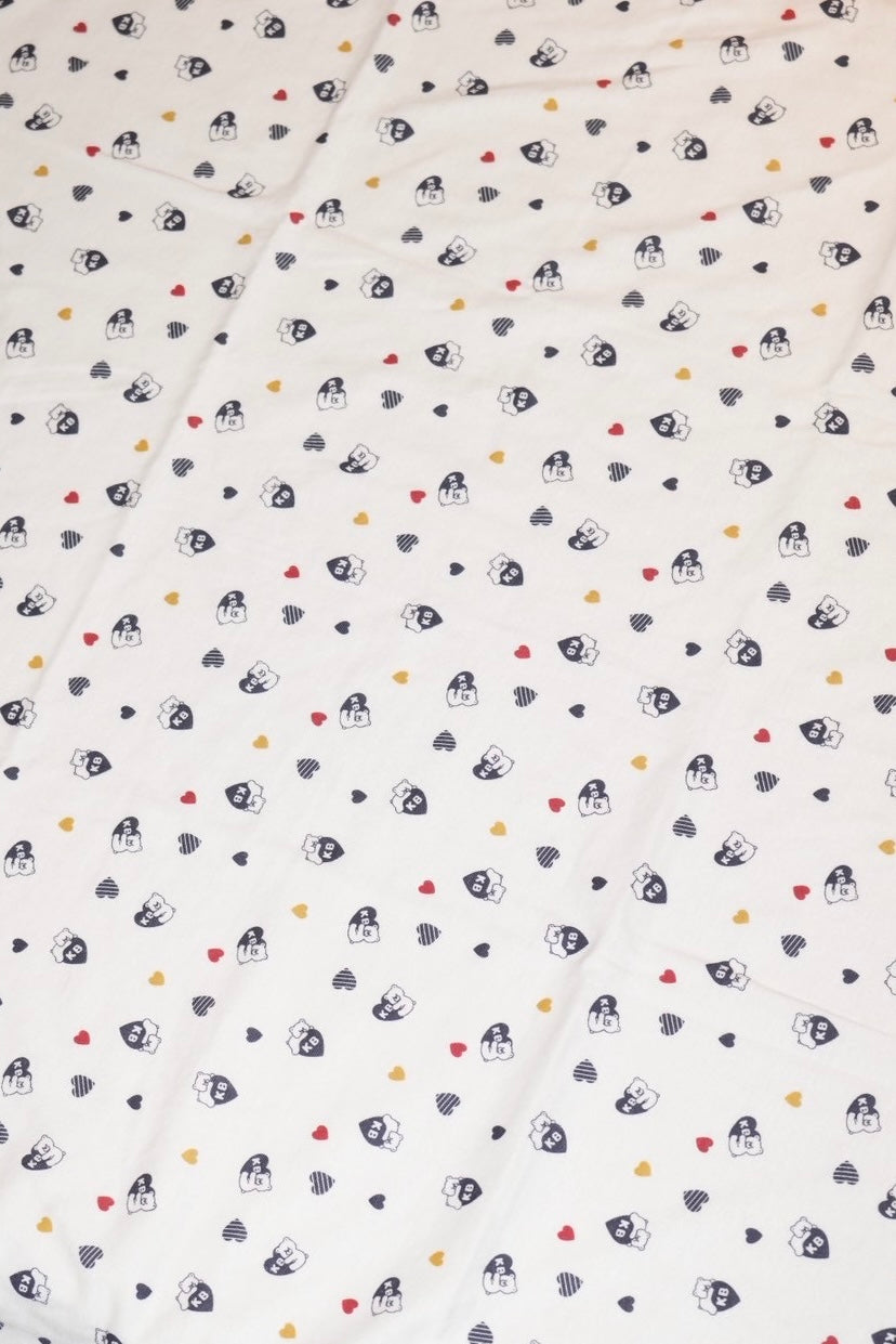 Kohana Bear All-Over Print Swaddle Blanket [110108] 