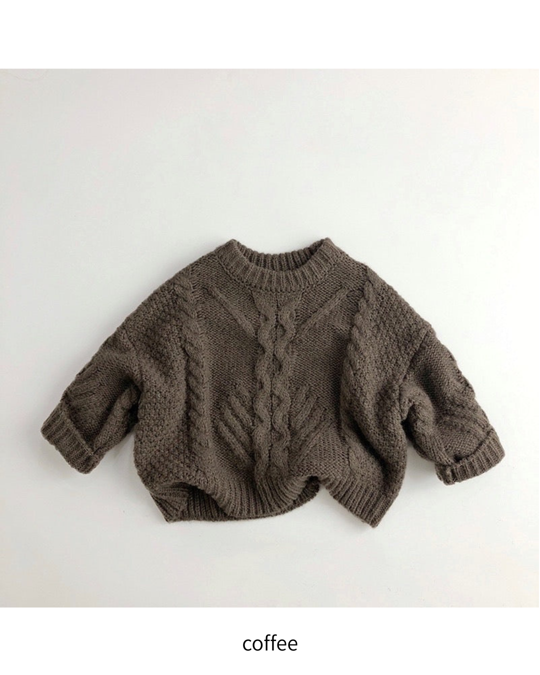 (Pre-order item) Twist Mix Knit Pullover [K182]