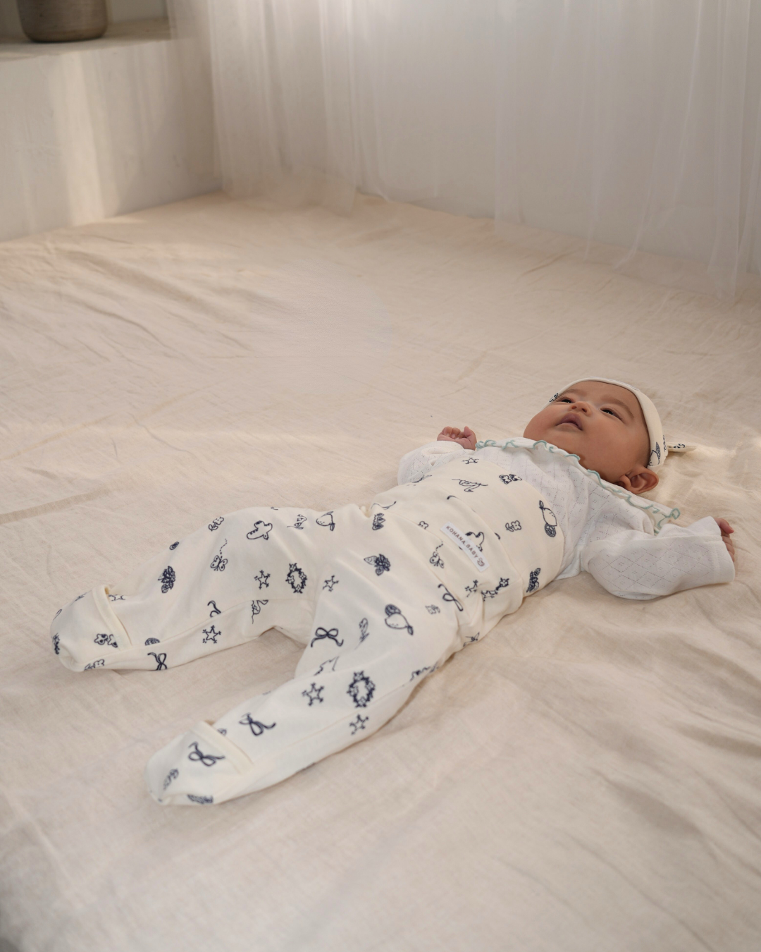 Illustrated Baby High Waist Pants【110132】