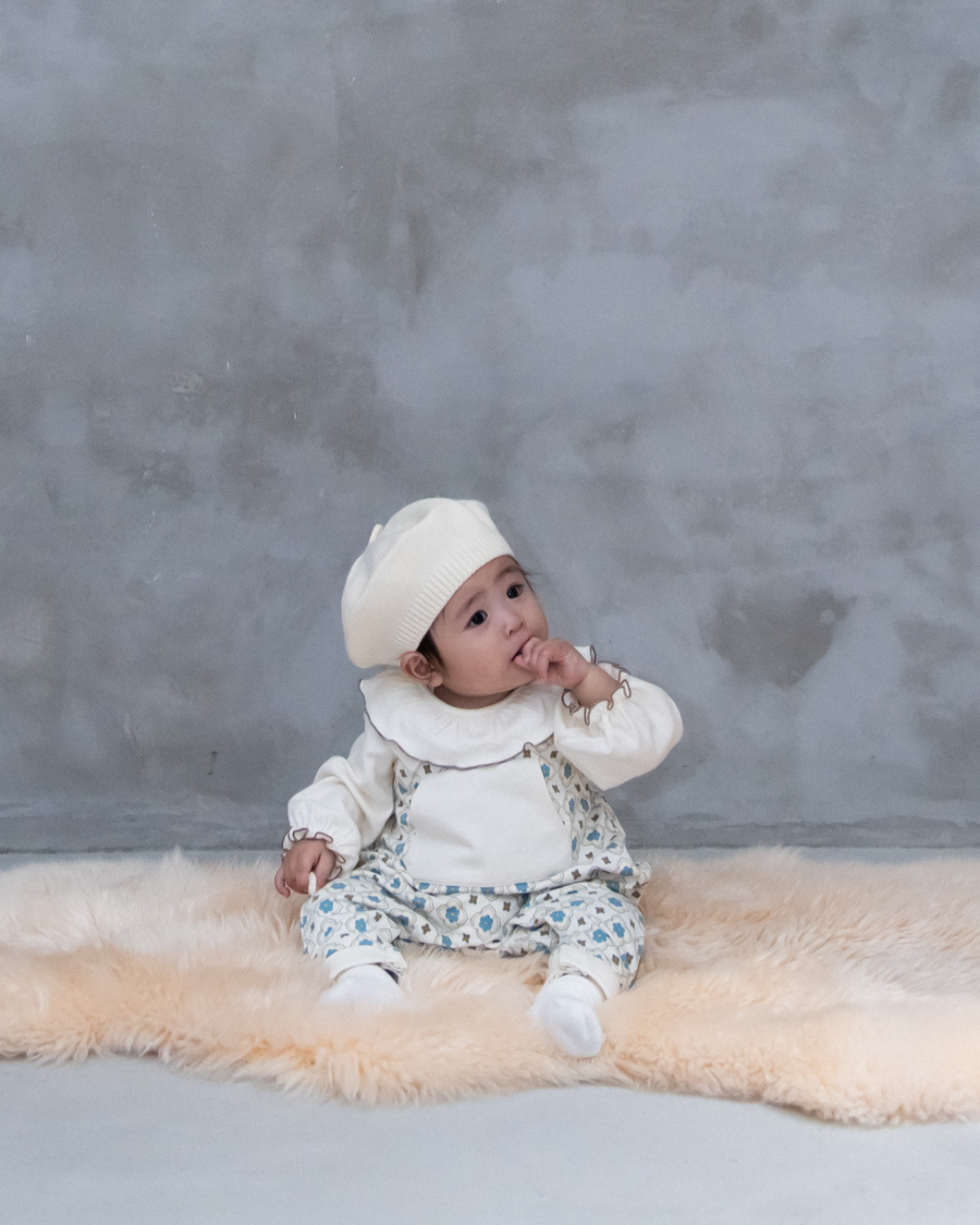 (Pre-order item) Vintage Tile Overalls (Fleece) [110081] 