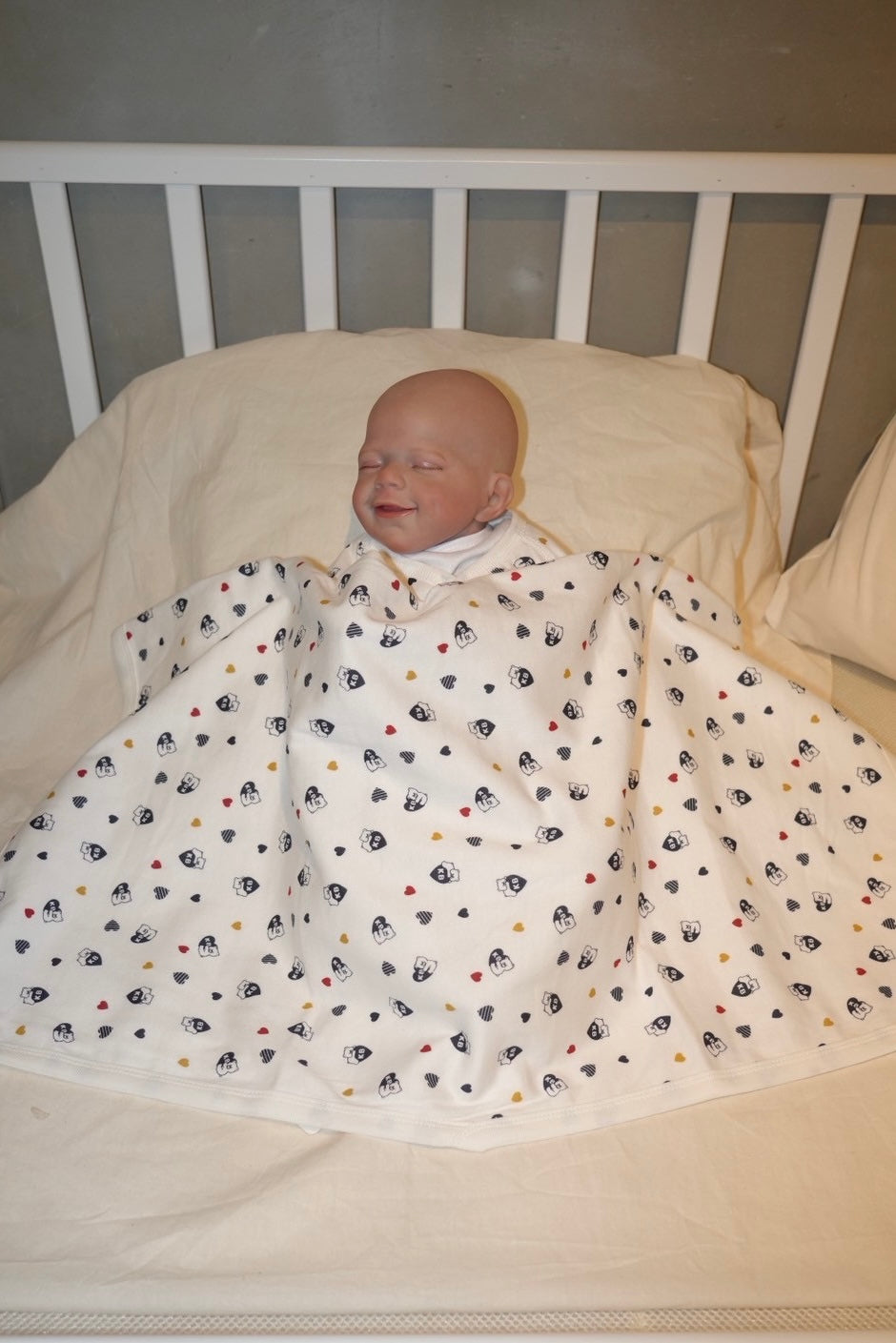 Kohana Bear All-Over Print Swaddle Blanket [110108] 