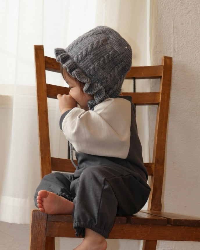 (pre-order) Frill Knit Bonnet