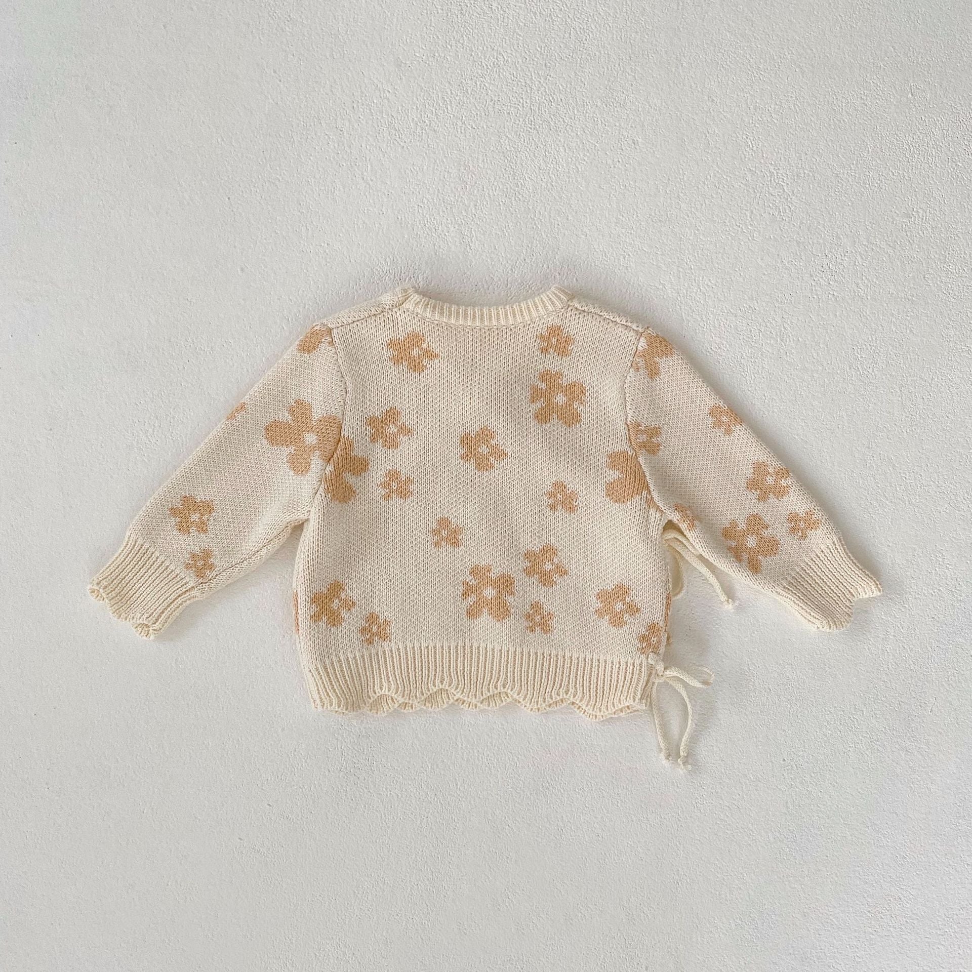 Flower design knit 4 items [N3202] 