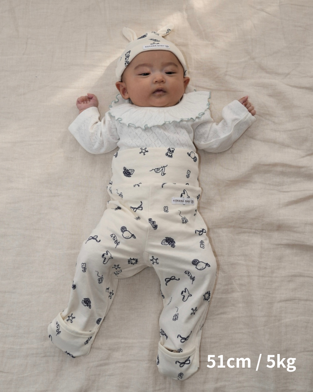 Illustrated Baby High Waist Pants【110132】