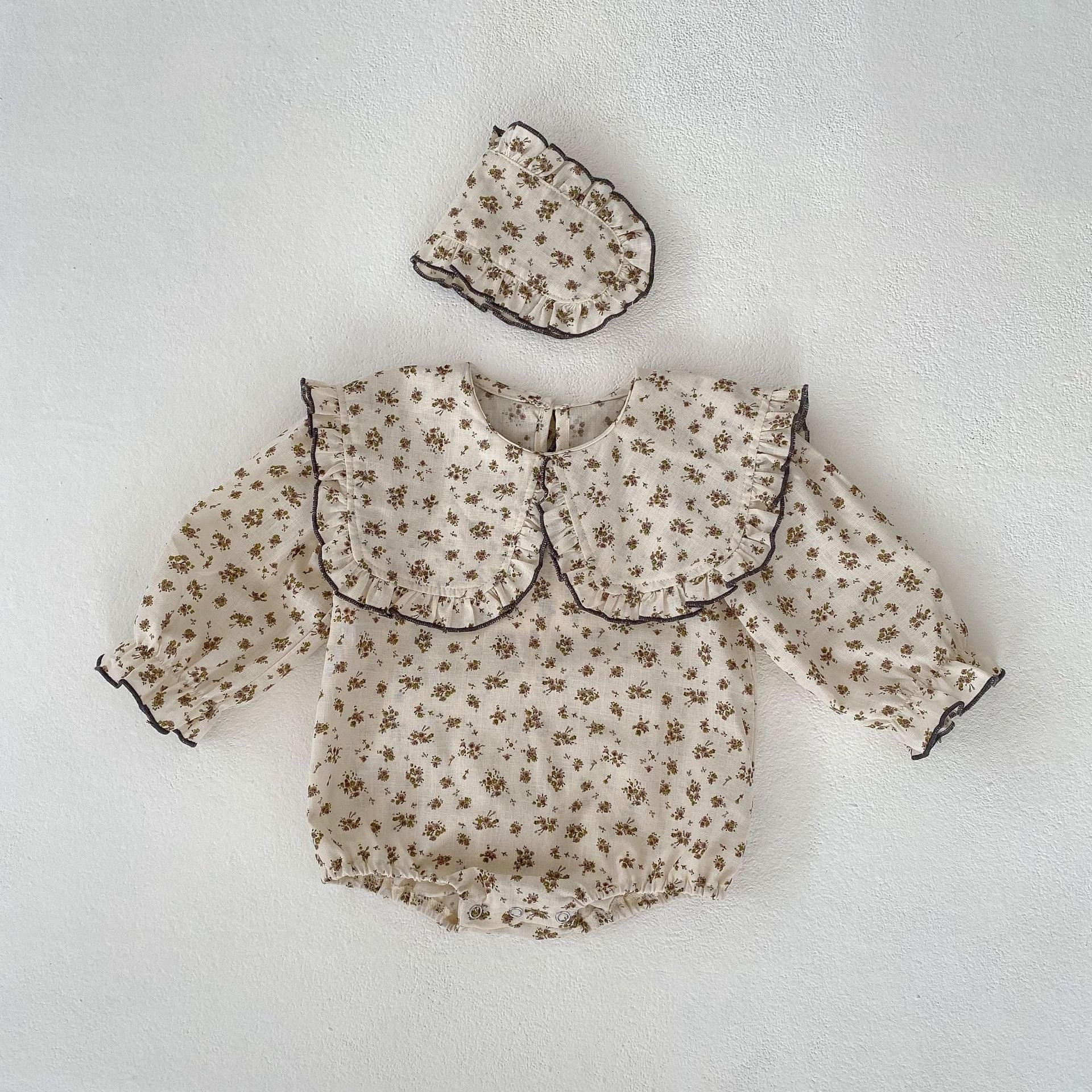 Floral shop baby romper