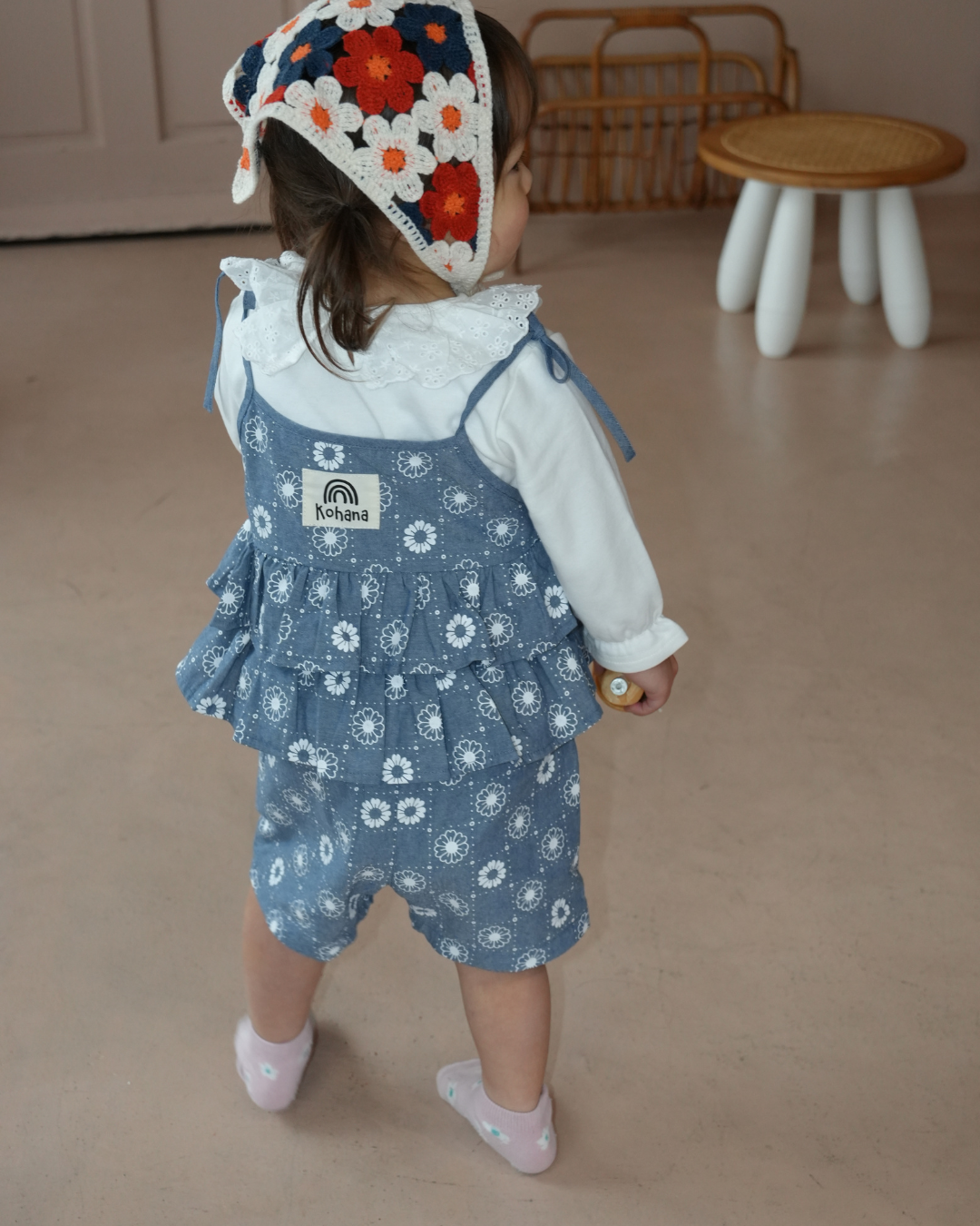 Daisy Denim Style Half Pants【110209】