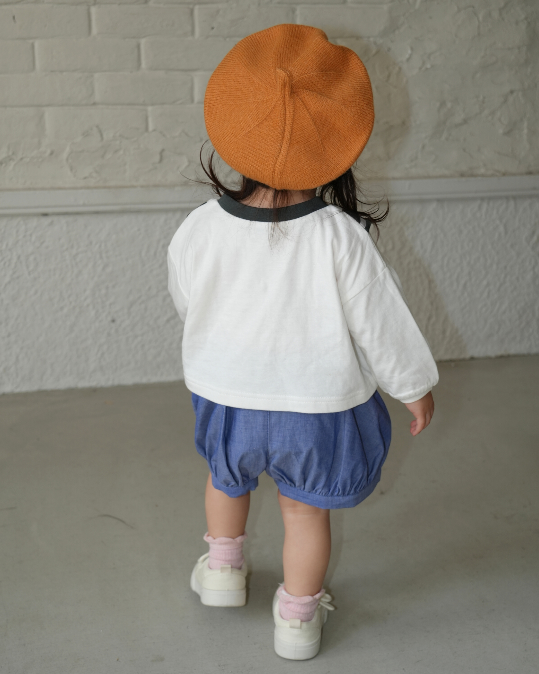 Sailor Collar Volume Sleeve Top【110124】(white)