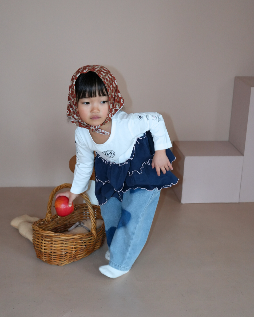 Country Style Tiered Merrow Tunic【110136】