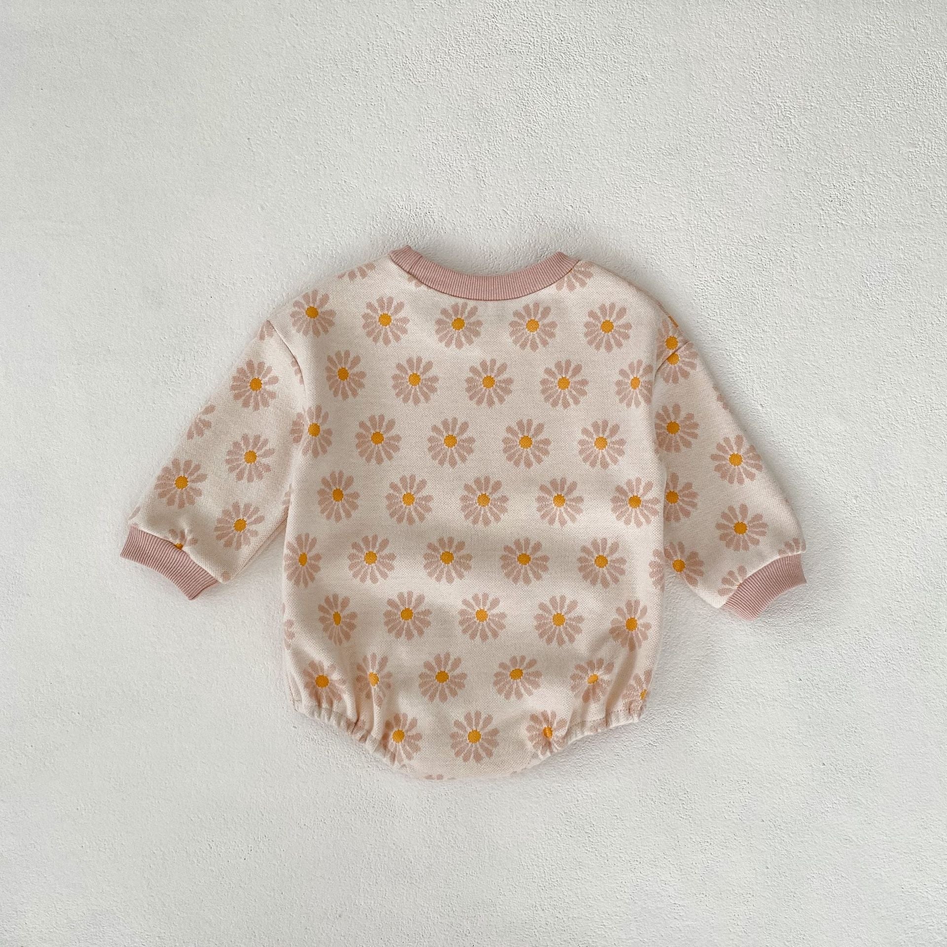 Daisy knit romper [N3200] 