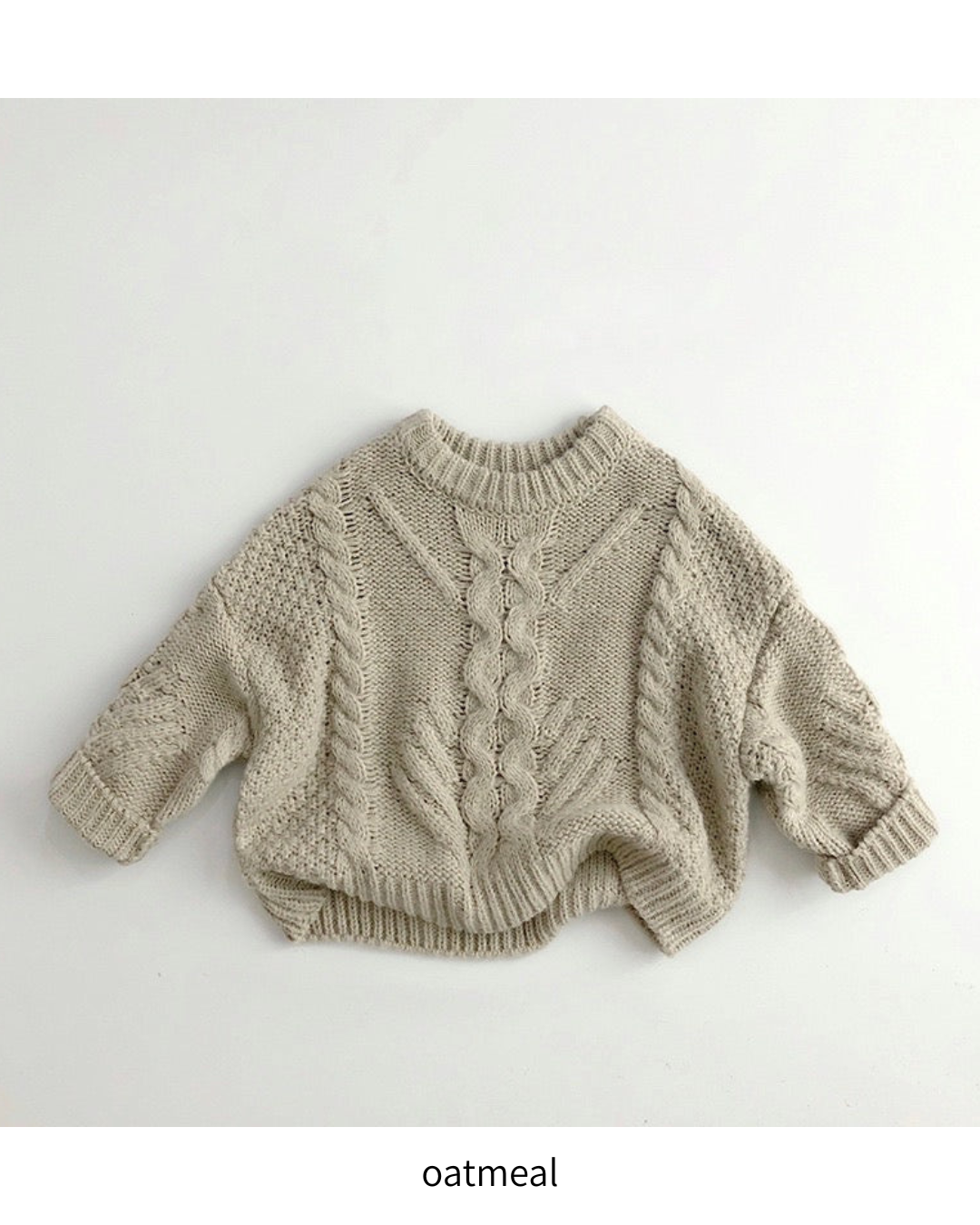 (Pre-order item) Twist Mix Knit Pullover [K182]