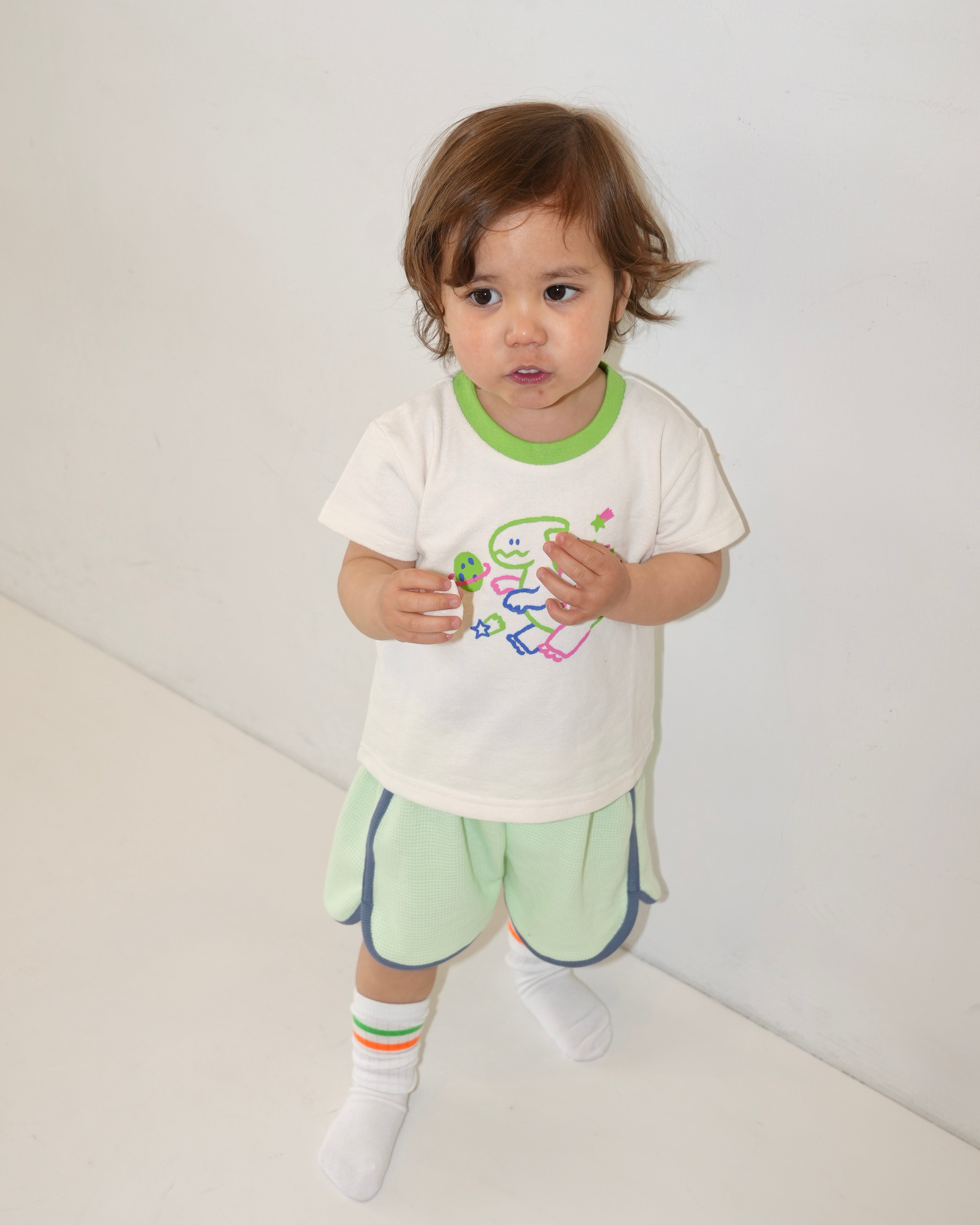 Kohana saurus Neon T-Shirt【110256】 (White)